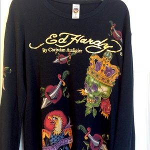 Ed hardy thermal shirt !